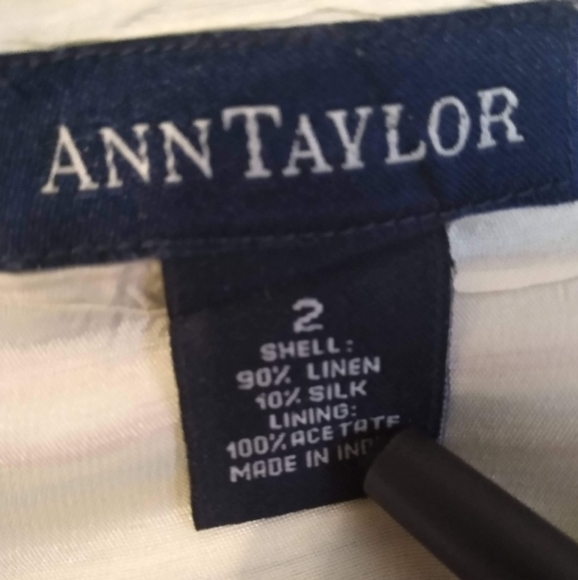 Vtg Linen/Silk Sleeveless Top - Picture 7 of 7